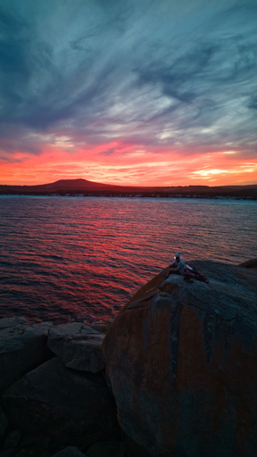 Ciel enflammé (Vertical)